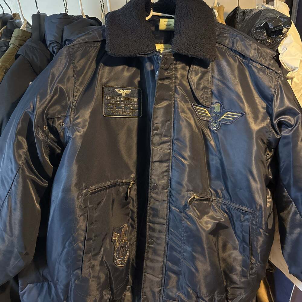 Vintage RB-83 US Air Force Flight Bomber Jacket -Navy
